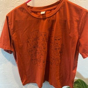 Face shirt H&M orange (Large)